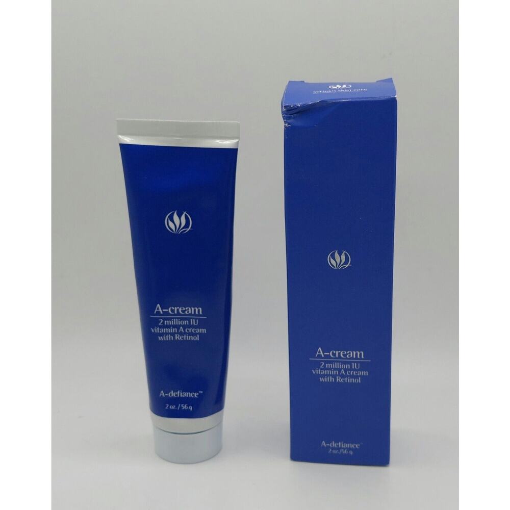 Serious Skin Care A- Cream 2 Million IU VIT. A w/ Retinol A-defiance 2 oz NEW